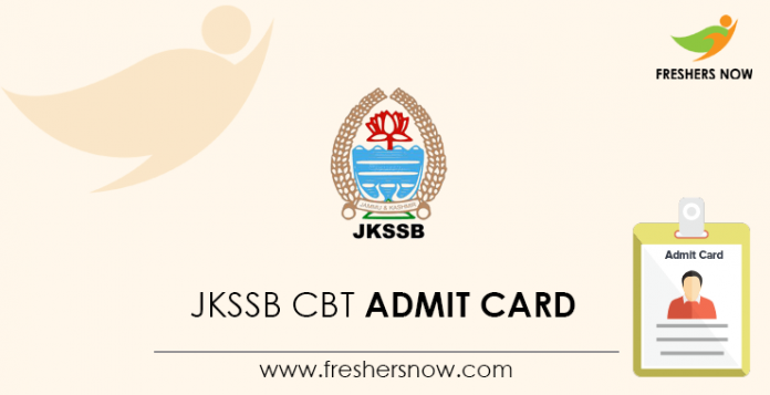 JKSSB-CBT-Admit-Card