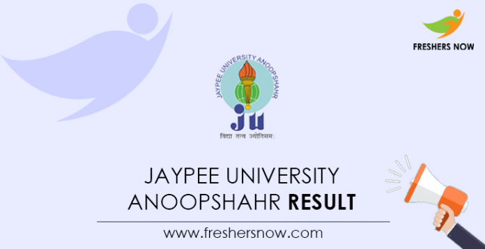 Jaypee University Anoopshahr Result