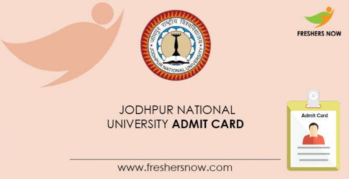 Jodhpur-National-University-Admit-Card