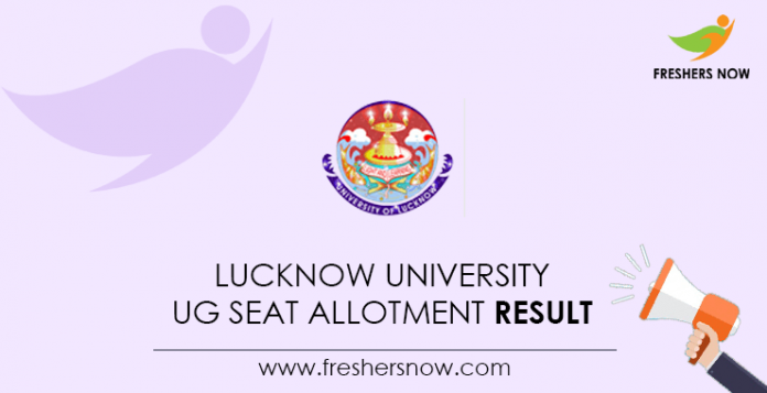 Lucknow University UG Seat Allotment Result