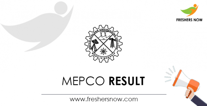 MEPCO Result