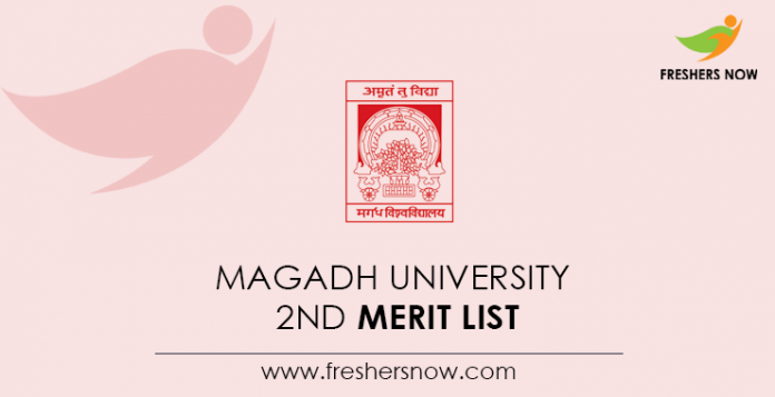 Magadh University 2nd Merit List