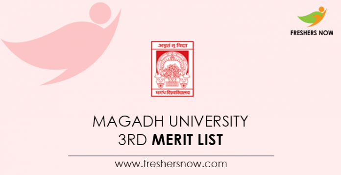 Magadh-University-3rd-Merit-List