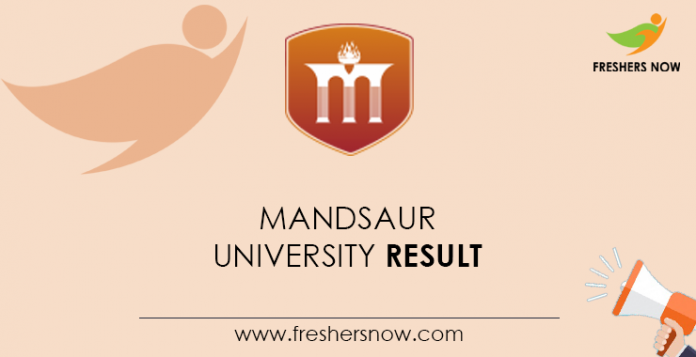 Mandsaur University Result