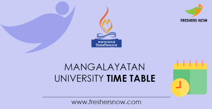Mangalayatan-University-Time-Table