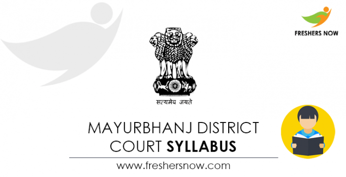 Mayurbhanj District Court Syllabus