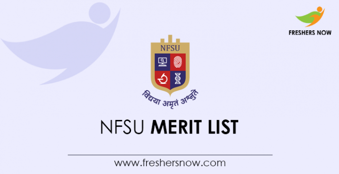 NFSU Merit List