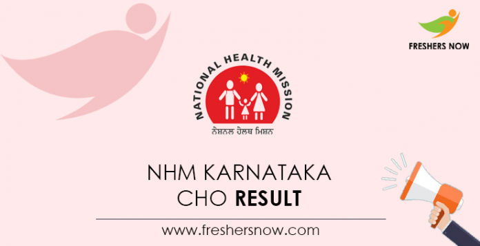 NHM-Karnataka-CHO-Result