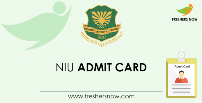 NIU-Admit-Card