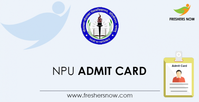 NPU-Admit-Card