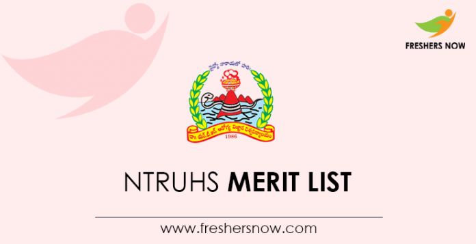 NTRUHS Merit List