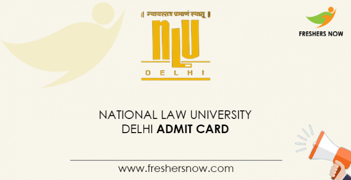 National-Law-University-Delhi-Admit-Card