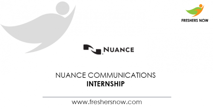 Nuance Communications Internship