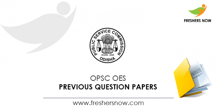 OPSC OES Previous Question Papers
