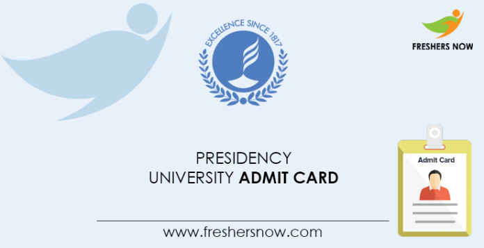 Presidency-University-Admit-Card