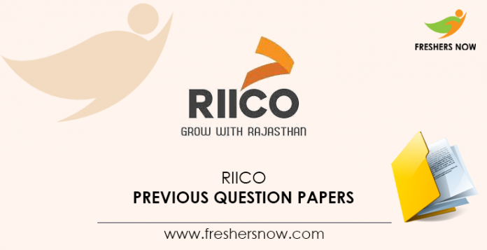 RIICO Previous Question Papers