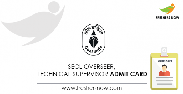 SECL-Overseer,-Technical-Supervisor-Admit-Card