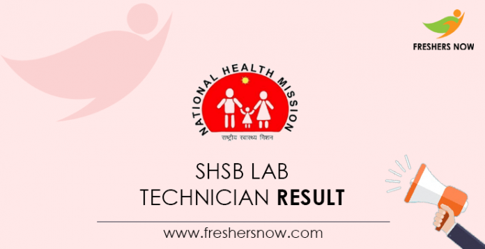 SHSB-Lab-Technician-Result