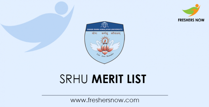 SRHU Merit List