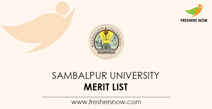 Sambalpur University Merit List