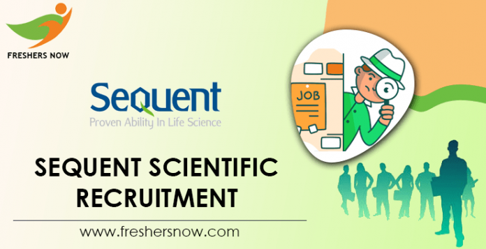 Sequent Scientific Recruitment