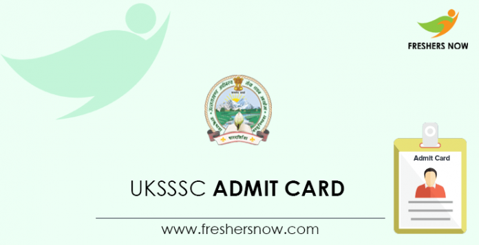 UKSSSC-Admit-Card