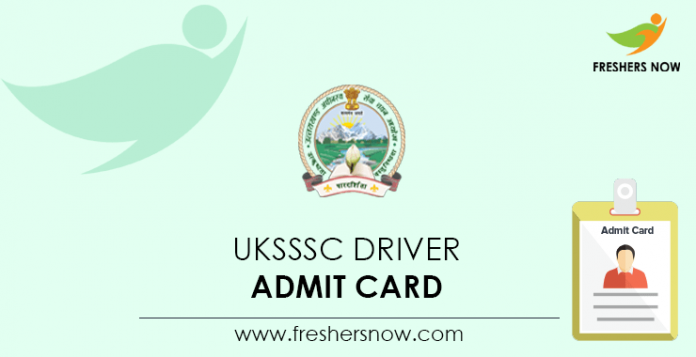 UKSSSC-Driver-Admit-Card
