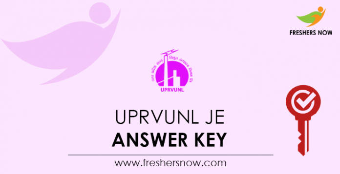 UPRVUNL-JE-Answer-Key