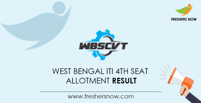West Bengal ITI 4th Seat Allotment Result