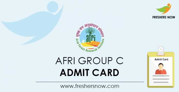 AFRI Group C Admit Card