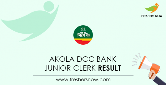 Akola-DCC-Bank-Junior-Clerk-Result