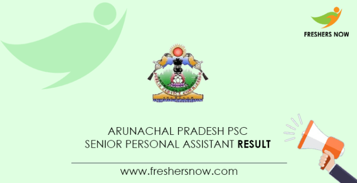 Arunachal-Pradesh-PSC-Senior-Personal-Assistant-Result