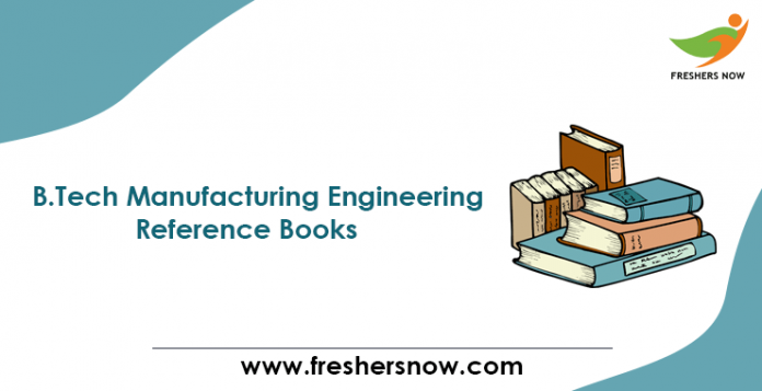 B.Tech-Manufacturing-Engineering-Reference-Books