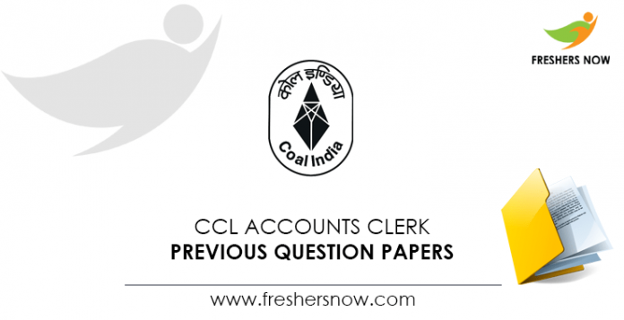 CCL Accounts Clerk Previous Question Papers