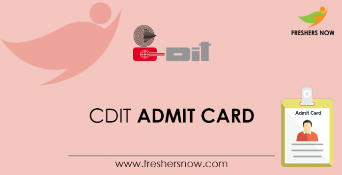 CDIT-Admit-Card