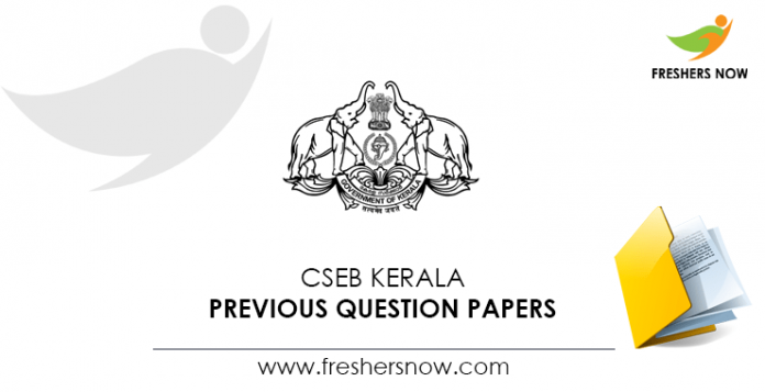 CSEB Kerala Previous Question Papers