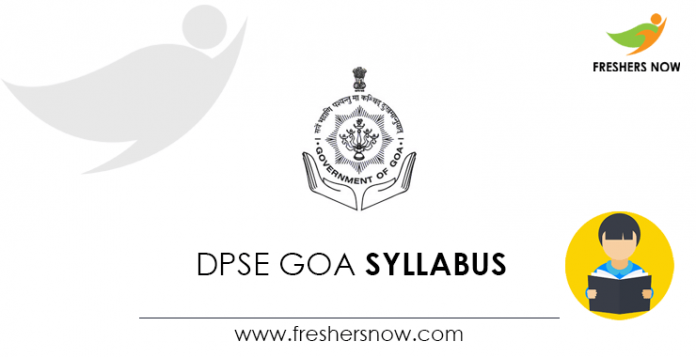 DPSE Goa Syllabus