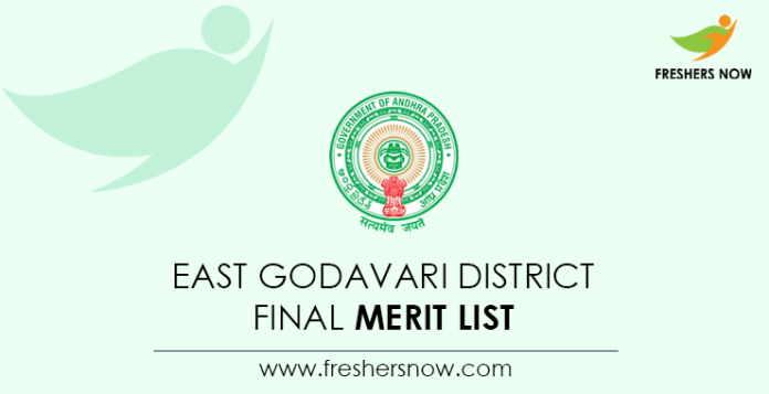 East Godavari District Final Merit List