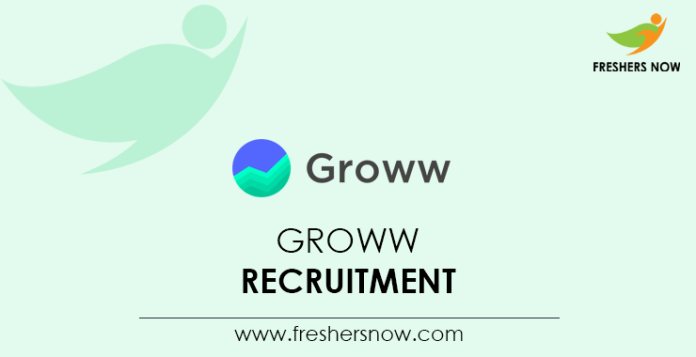 Groww Recruitment