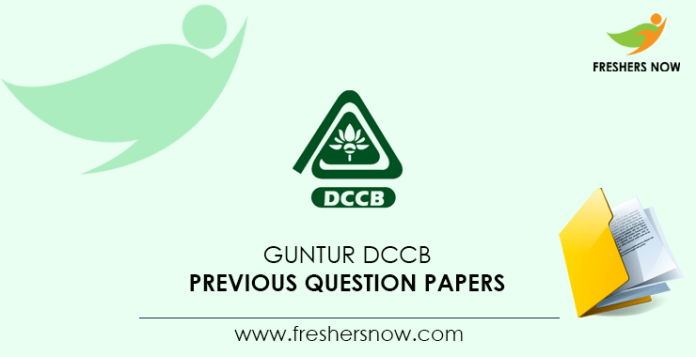 Guntur DCCB Previous Question Papers