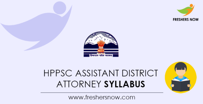 HPPSC Assistant District Attorney Syllabus