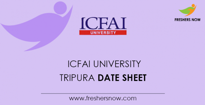 ICFAI-University-Tripura-Date-Sheet