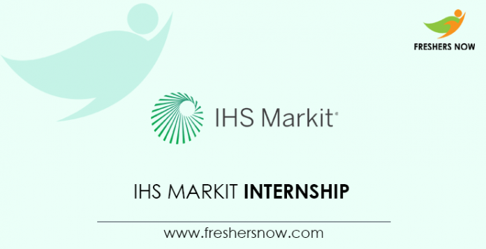 IHS Markit Internship