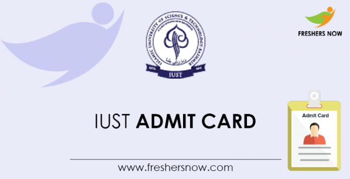 IUST Admit Card