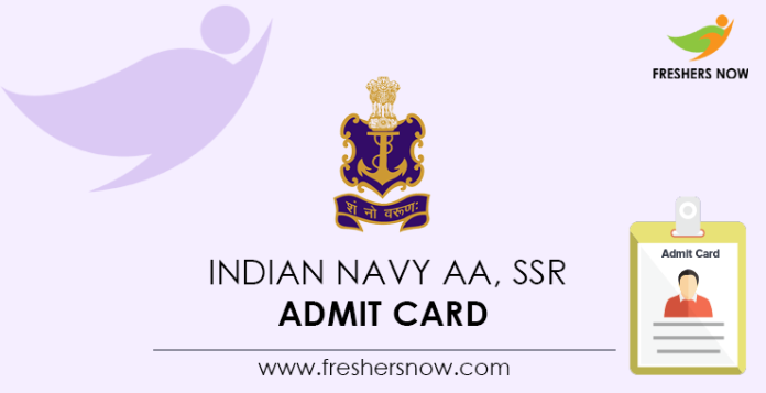 Indian-Navy-AA,-SSR-Admit-Card