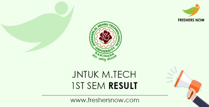 JNTUK-M.Tech-1st-Sem-Result