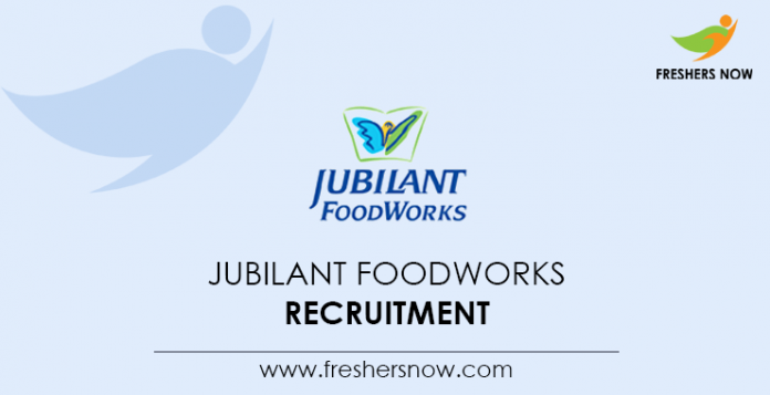 Jubilant FoodWorks Recruitment