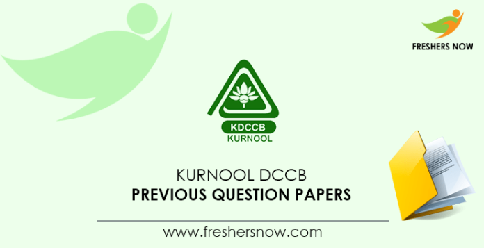 Kurnool DCCB Previous Question Papers
