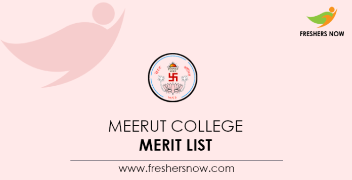 meerut btc merit list 2015