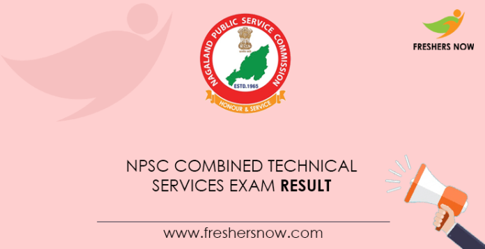 NPSC Combined Technical Services Exam Result